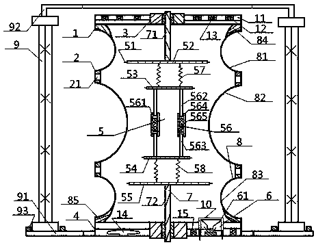 Standing type medical sterilizing device