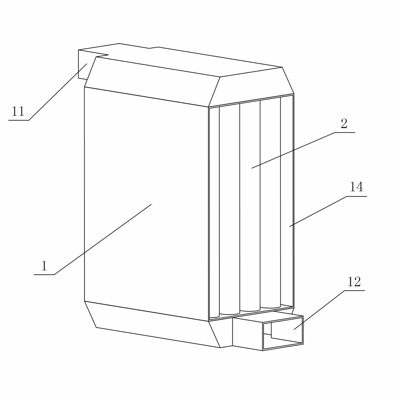 Jet-flow air pre-heater with heat exchange tubes having same inlet and outlet temperature difference