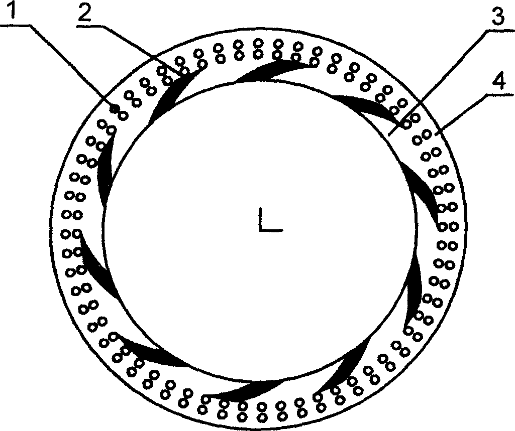 Non-contact mechanical end face sealing structure