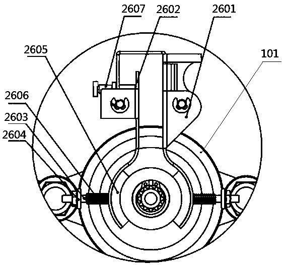 Integral motor of novel clutch transmission mechanism