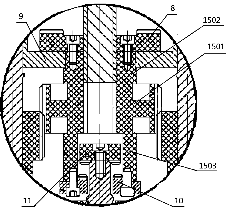 Integral motor of novel clutch transmission mechanism