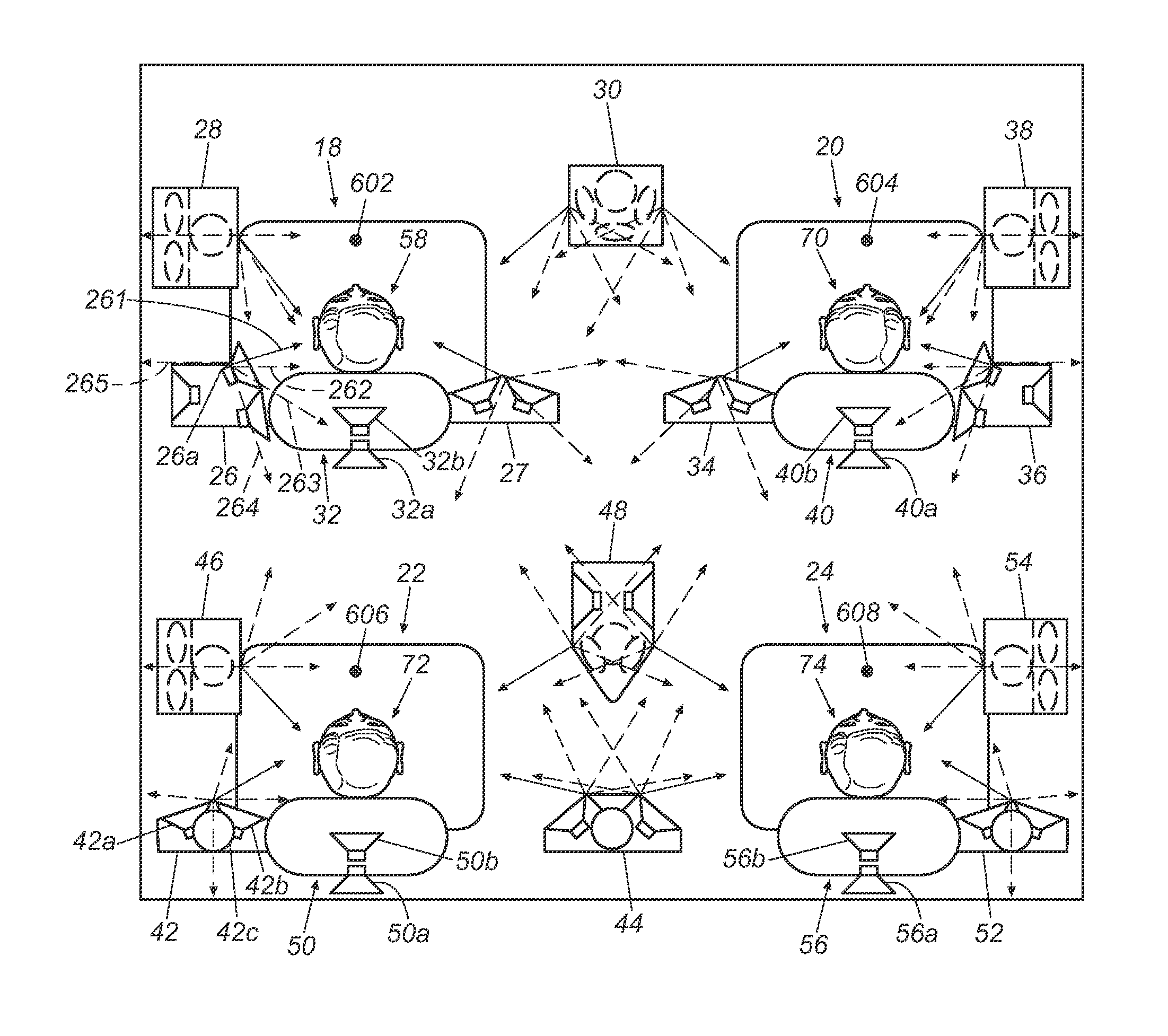 System and method for directionally radiating sound