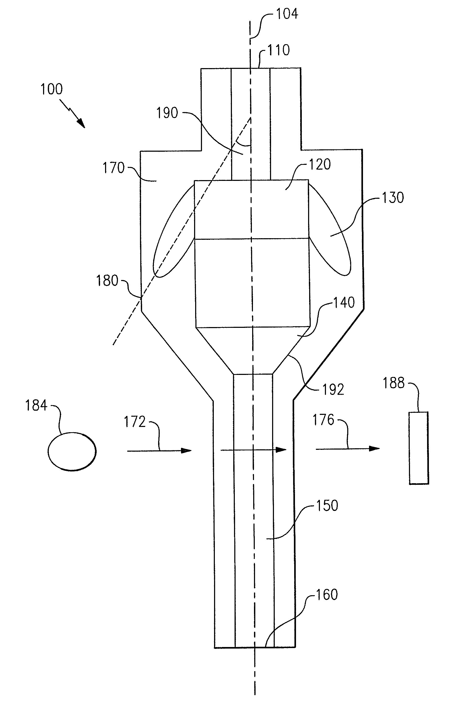 Particle agglutination in a tip