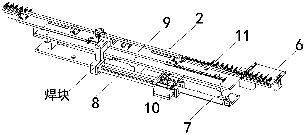 Die bonding device for processing music chip of music player and using method thereof