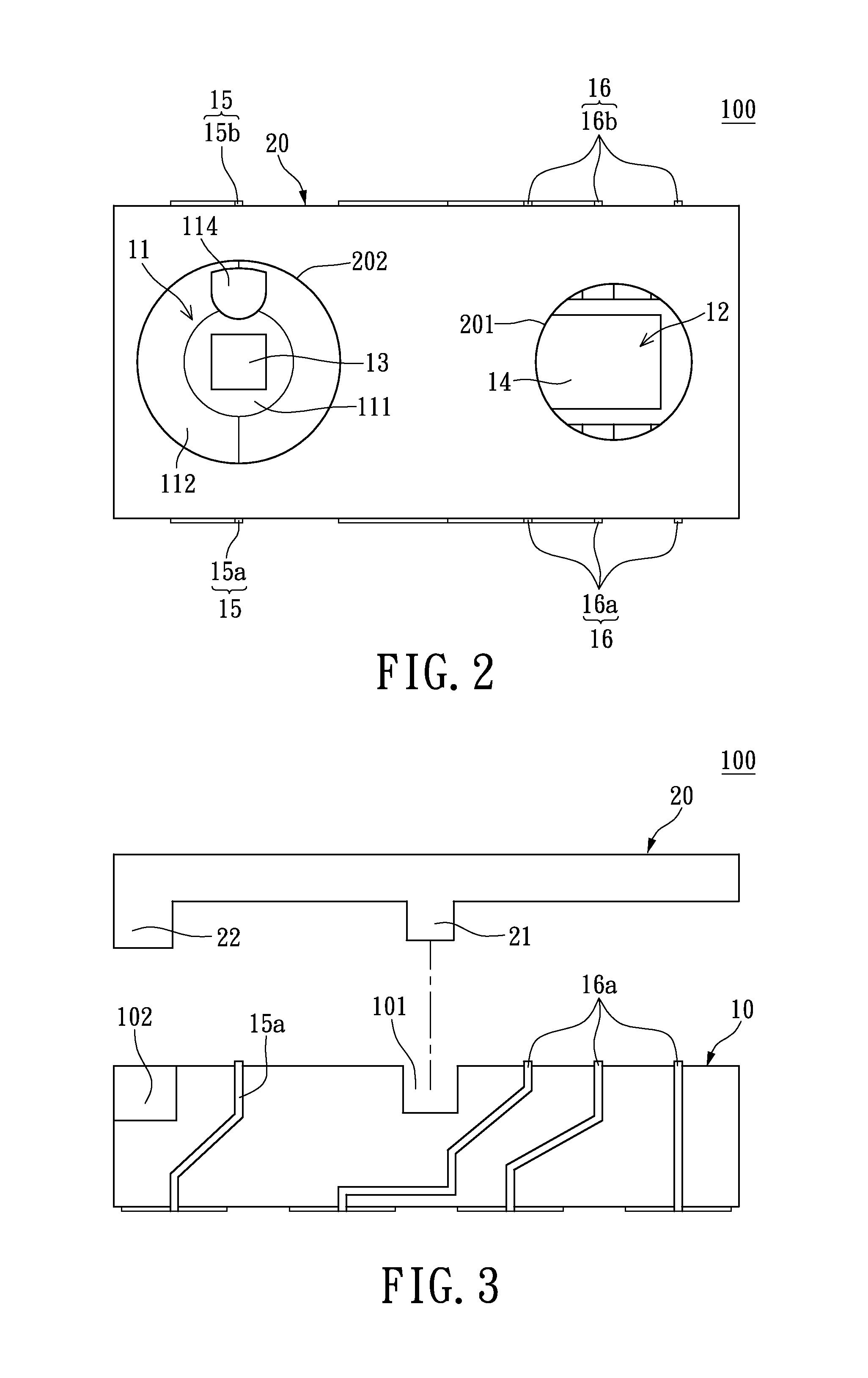 Integrated sensing package structure