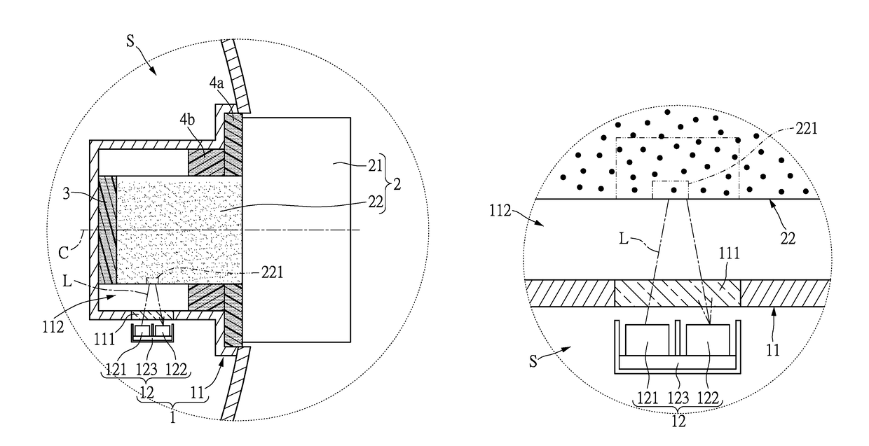 Electronic device with waterproof structure