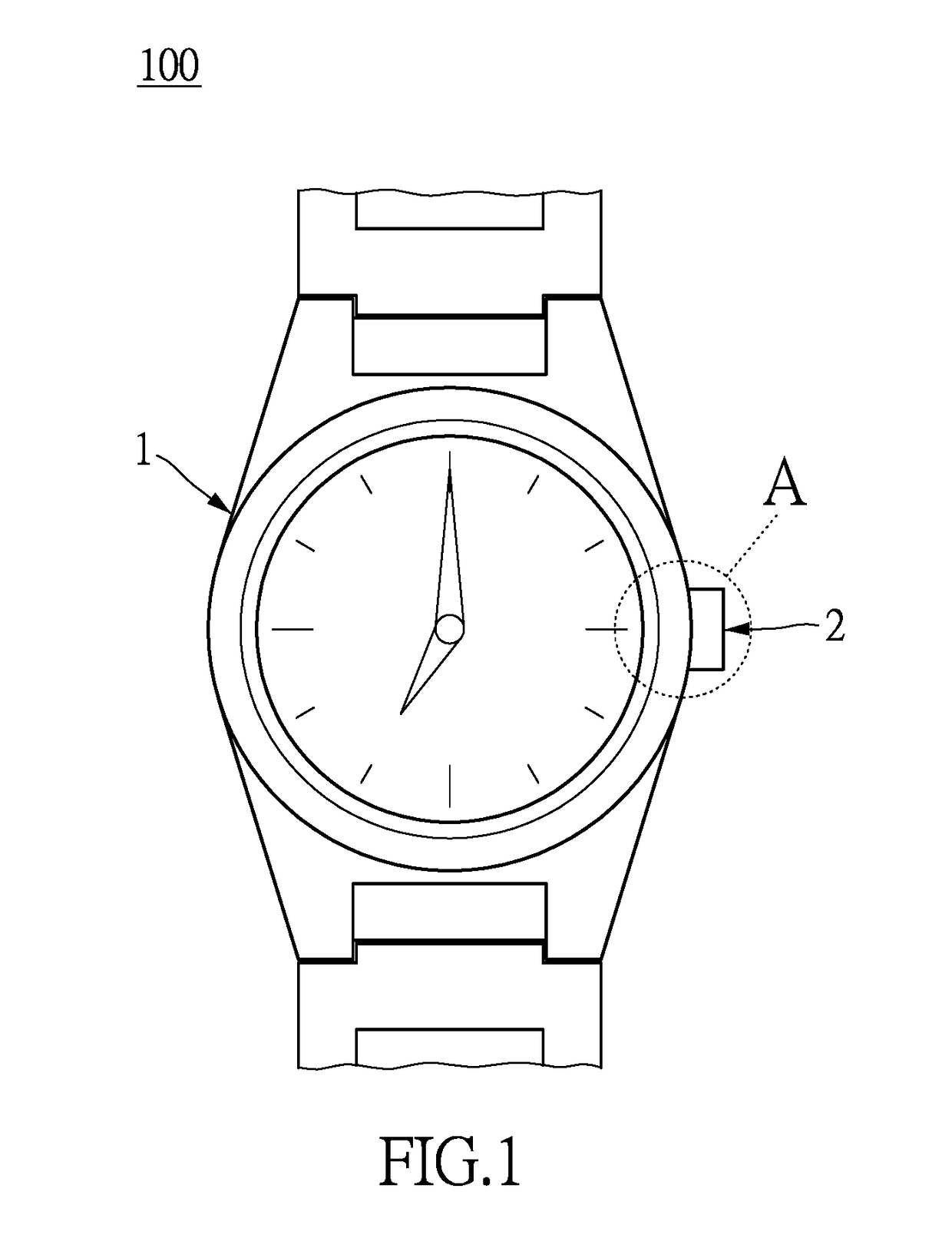 Electronic device with waterproof structure