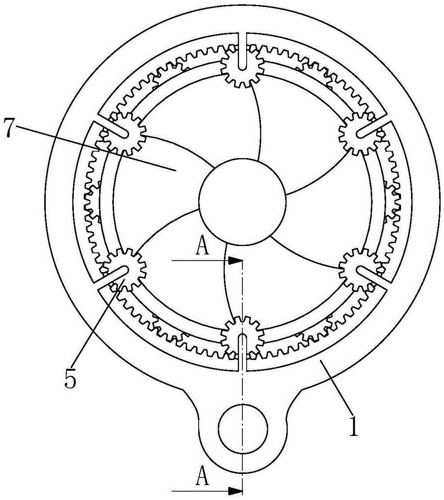 Annular bar rotating and clamping device