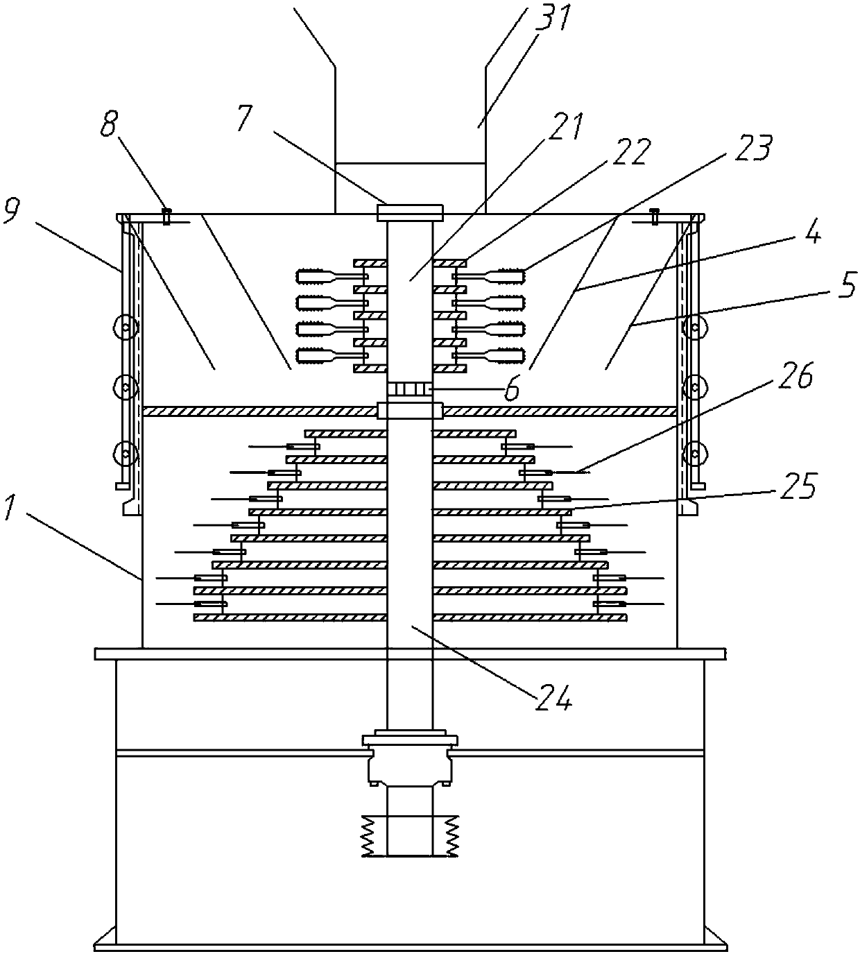 Adjustable type household garbage crusher