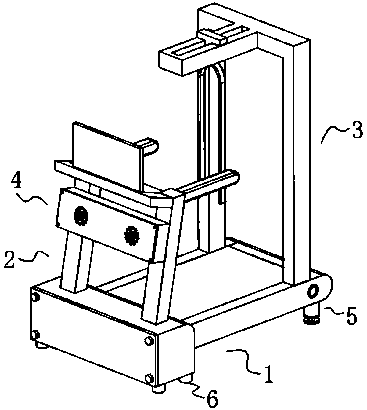 Rehabilitation exercise device for patients with cardiovascular diseases