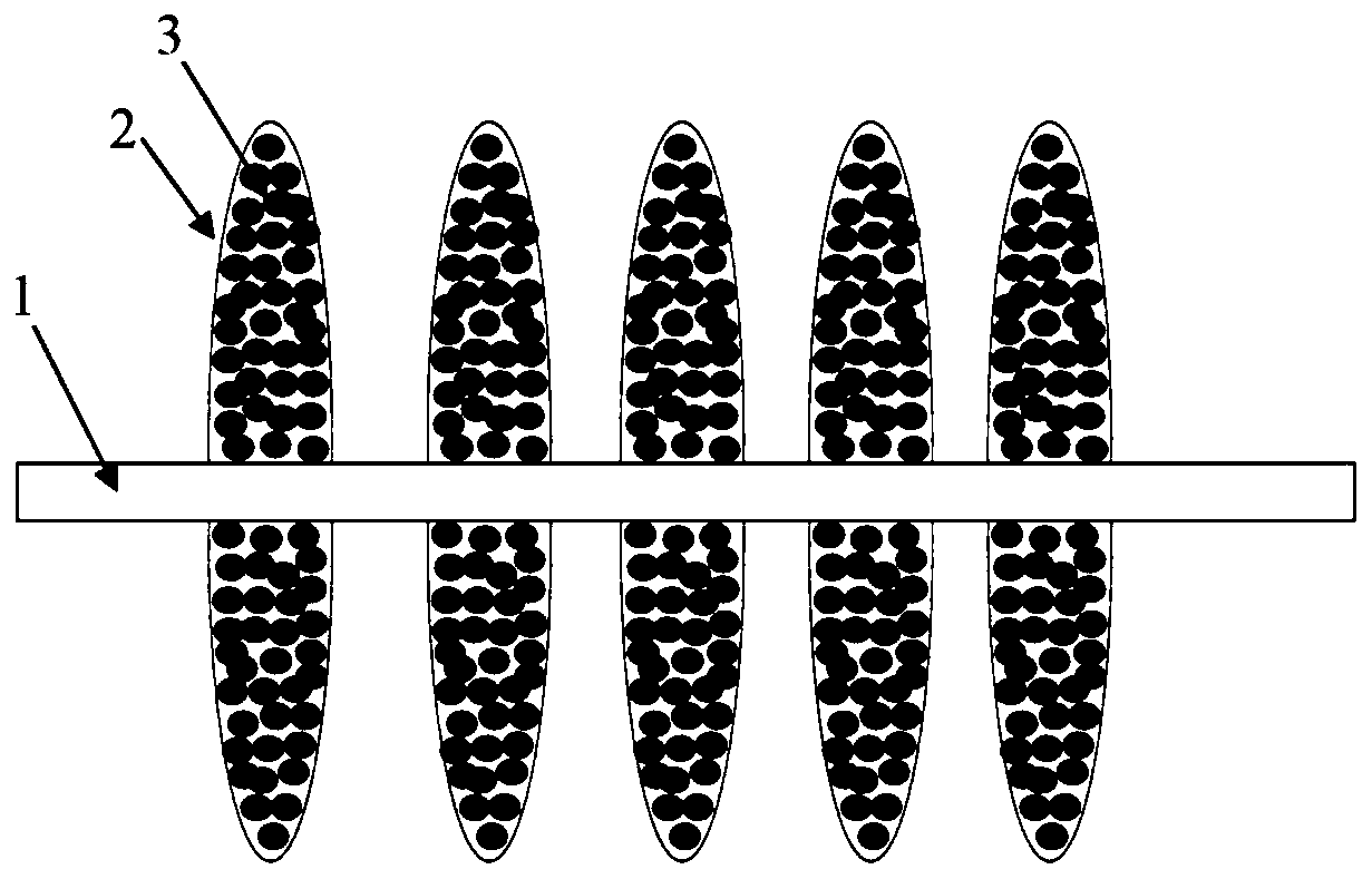 Low pressure dense oil reservoir supplementary energy fracturing method