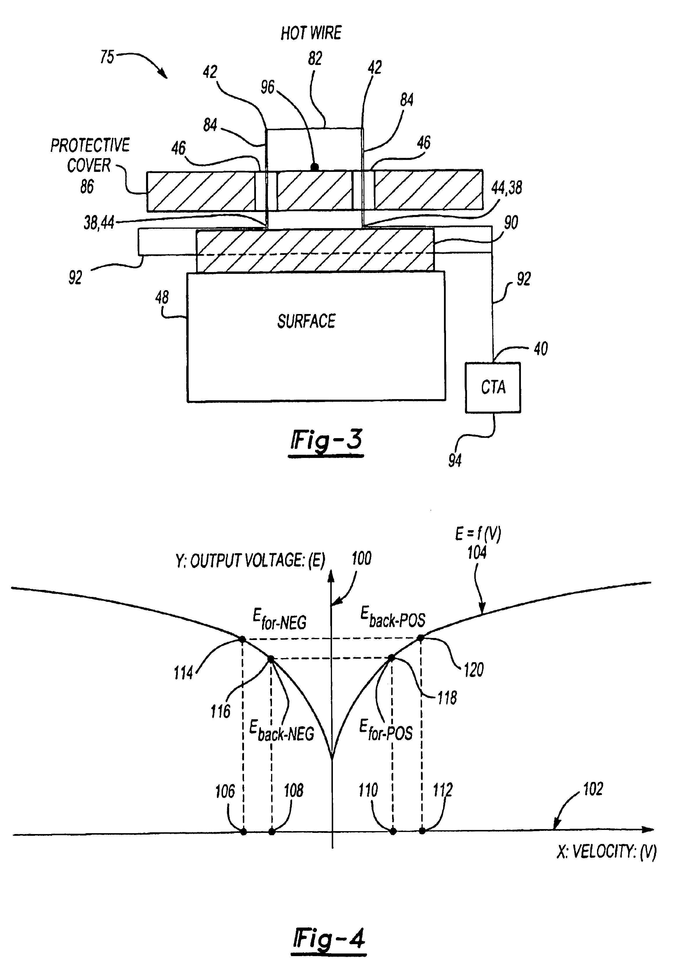 Oscillating hot wire of hot film flow sensor