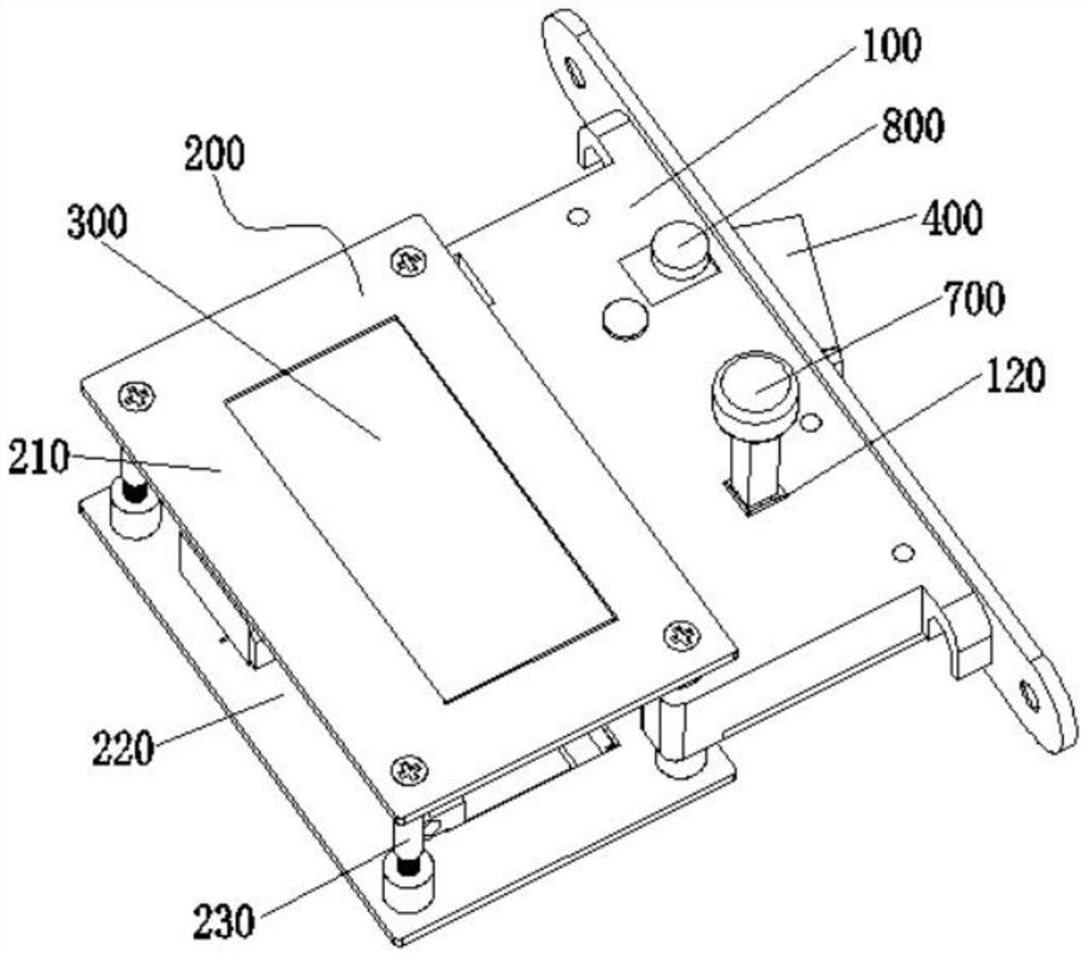 Hidden type mute magnetic door lock