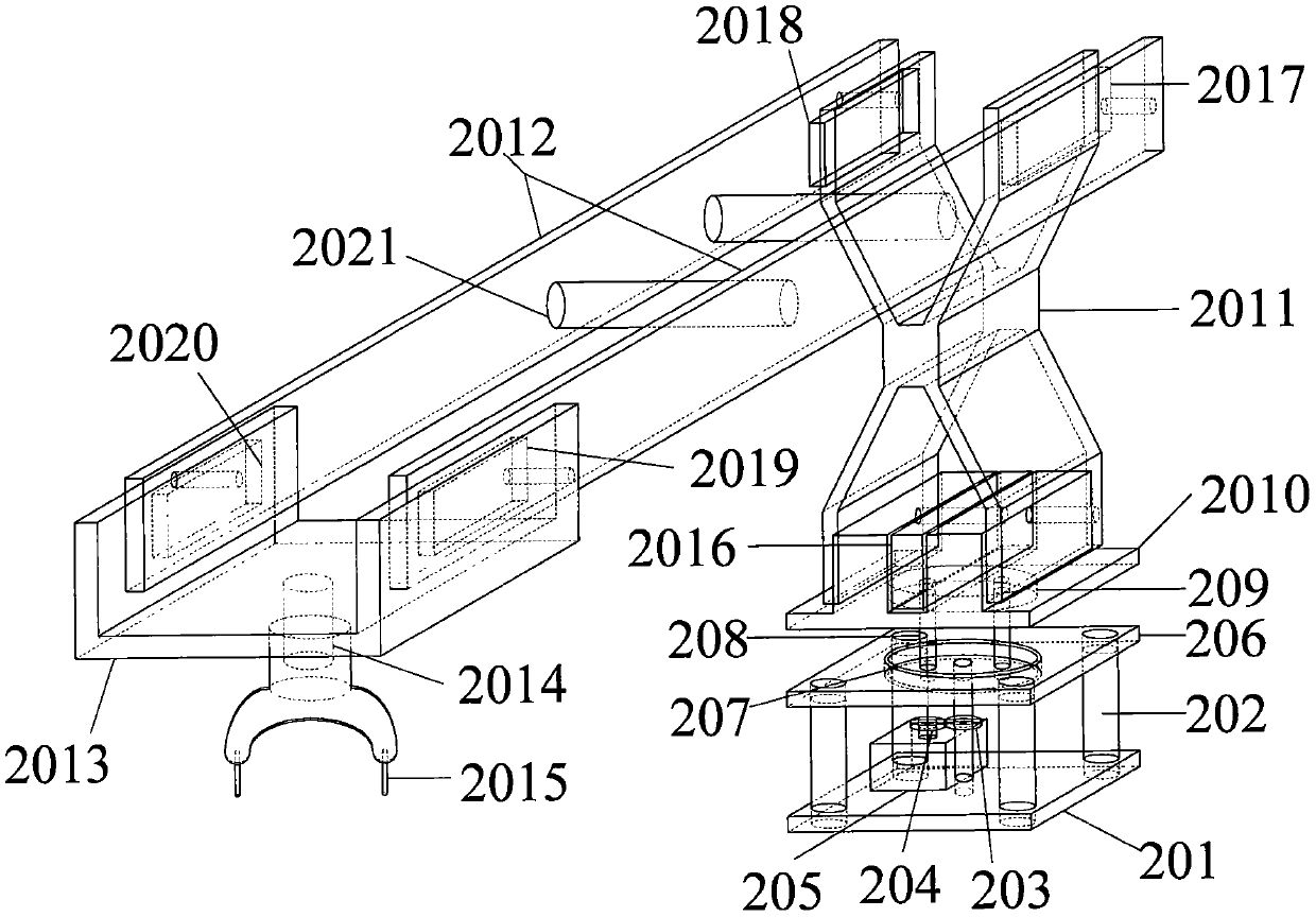 Zero value detection device for electric power overhaul unmanned aerial vehicle