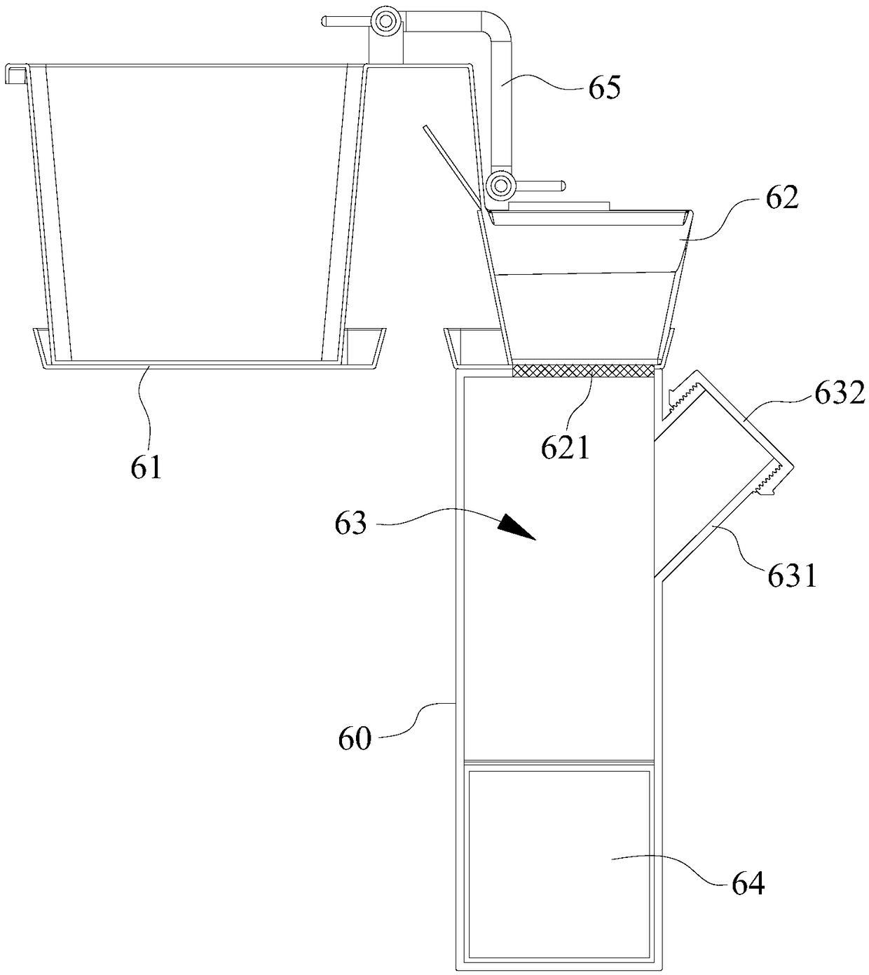 Corroding agent for dendritic corrosion macroscopic examination and effluent treatment system