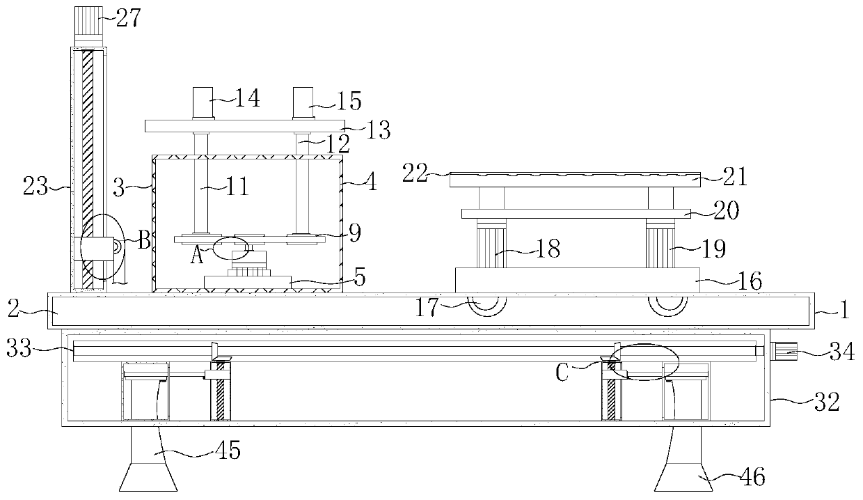 Bending equipment for machining protective aluminum part in construction field