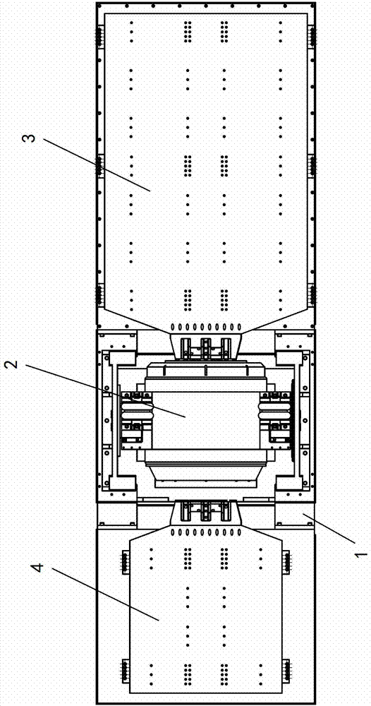 Assembled horizontal slide table