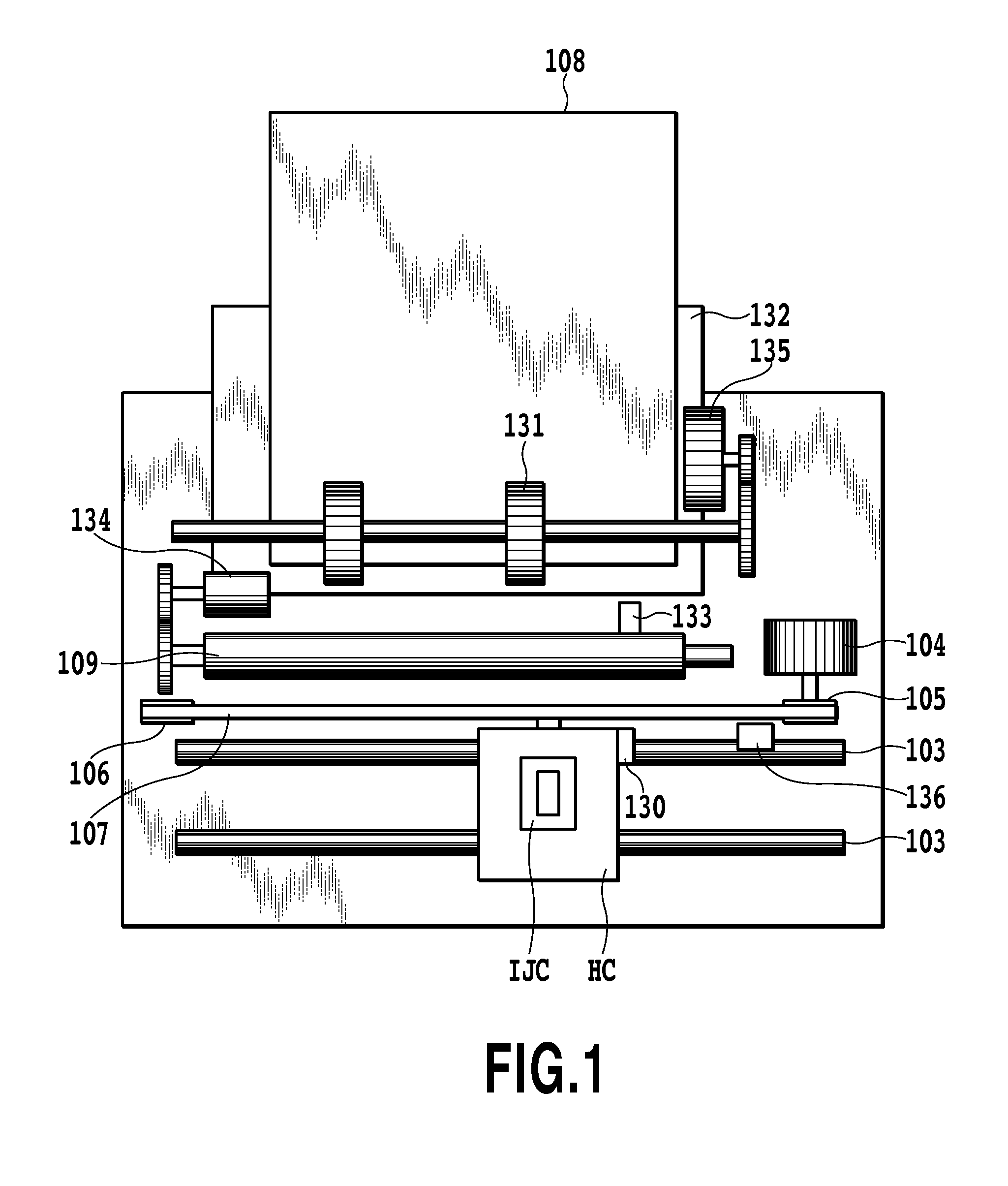 Printing head substrate, ink jet printing head and ink jet printing apparatus with substrate temperature detecting element