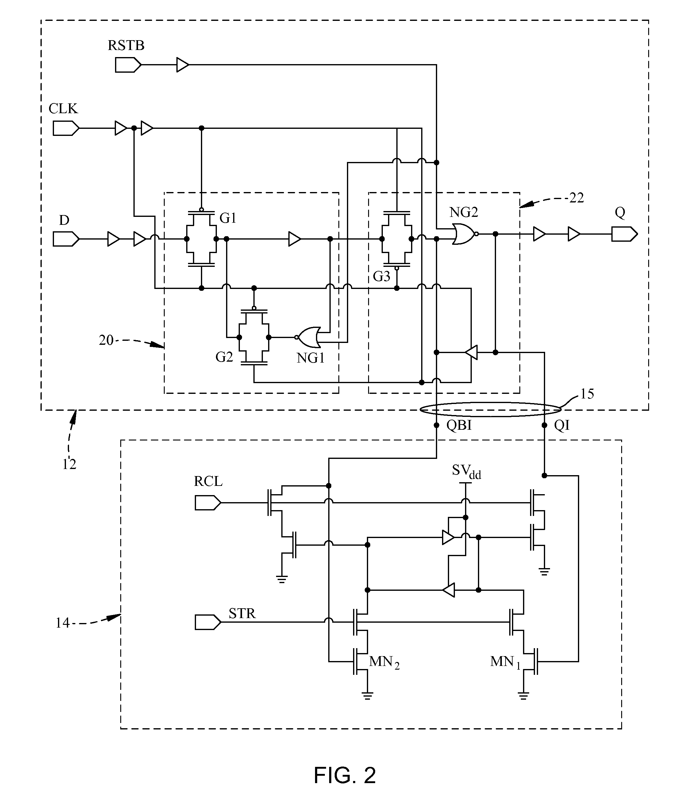 Backup for volatile state retention in the absence of primary circuit power