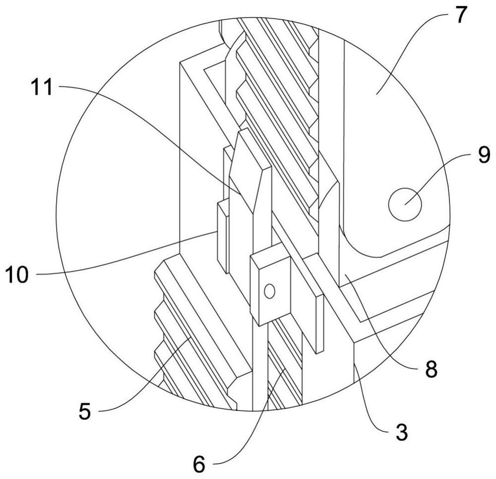 Grid drawing device for integrated painting and calligraphy table