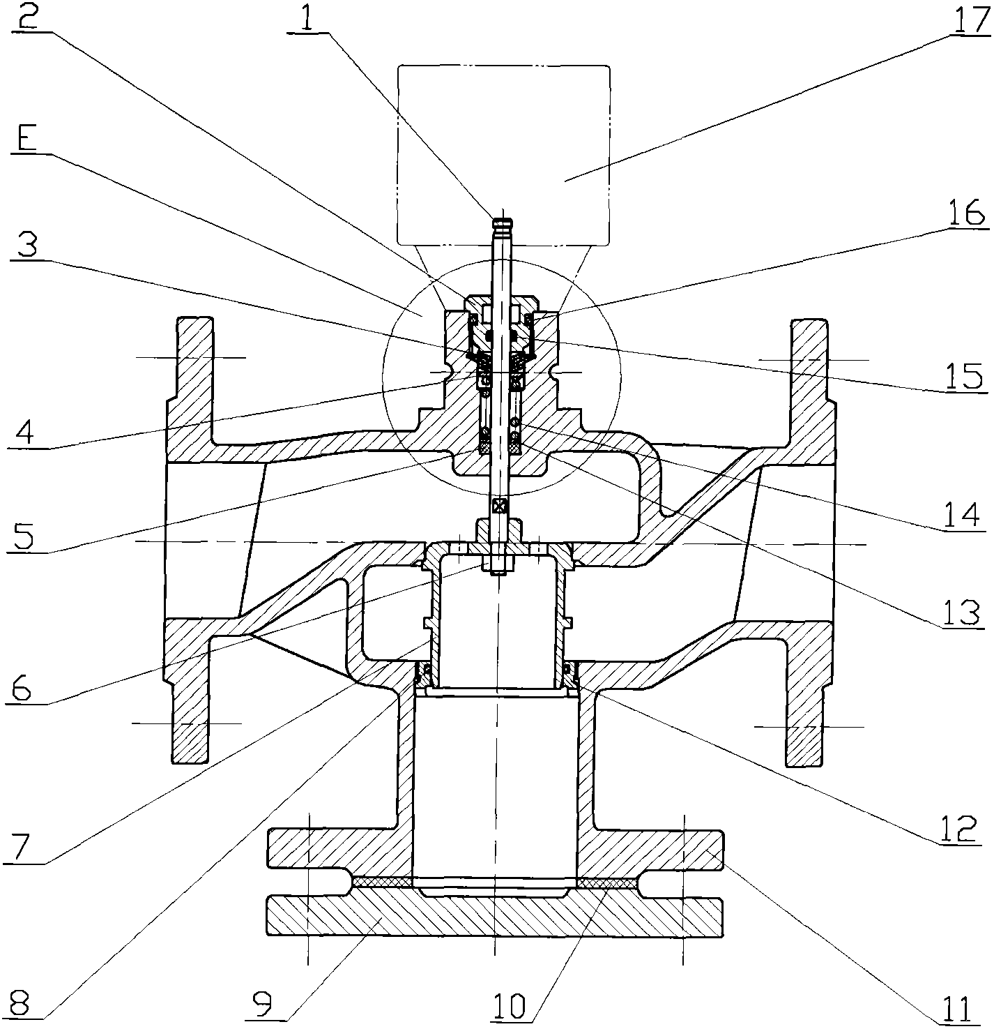 Electromagnetic valve with differential pressure resistance valve core