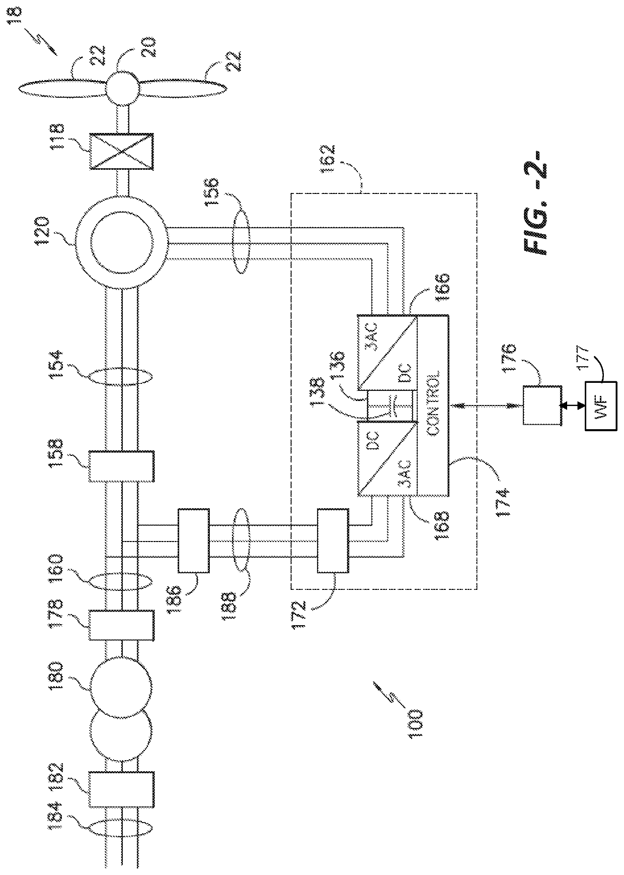 System and method for reactive power control of a wind turbine by varying switching frequency of rotor side converter