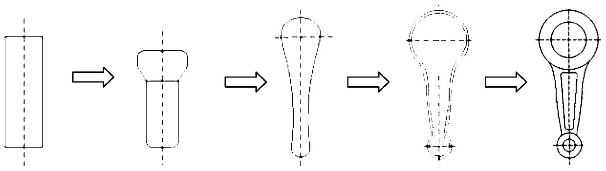 A precision thermal processing method for an engine piston connecting rod