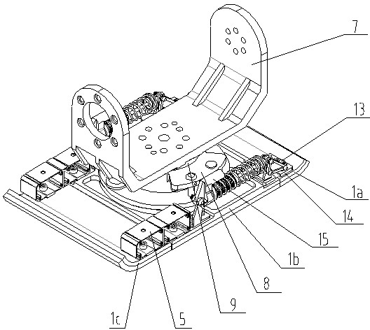 Robot foot mechanism with flexible joint