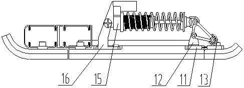 Robot foot mechanism with flexible joint