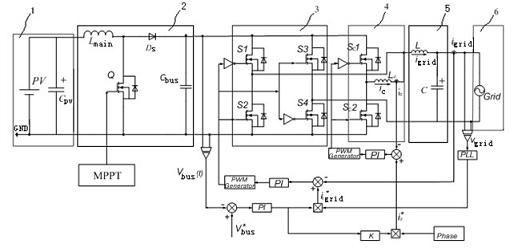 Single-phase photovoltaic grid-connected generating system power decoupling circuit and control method thereof