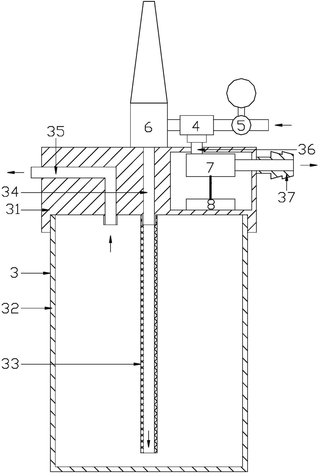 Injection oxygen supply emergency trolley