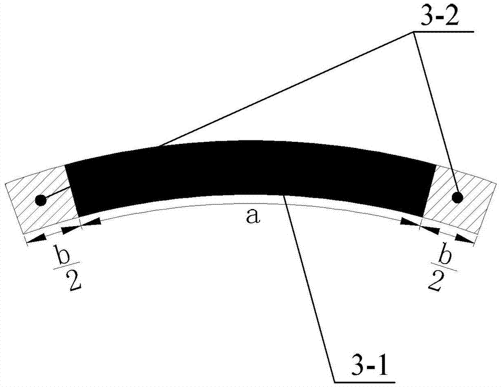 Composite magnetic pole type surface-mounted permanent magnet synchronous motor