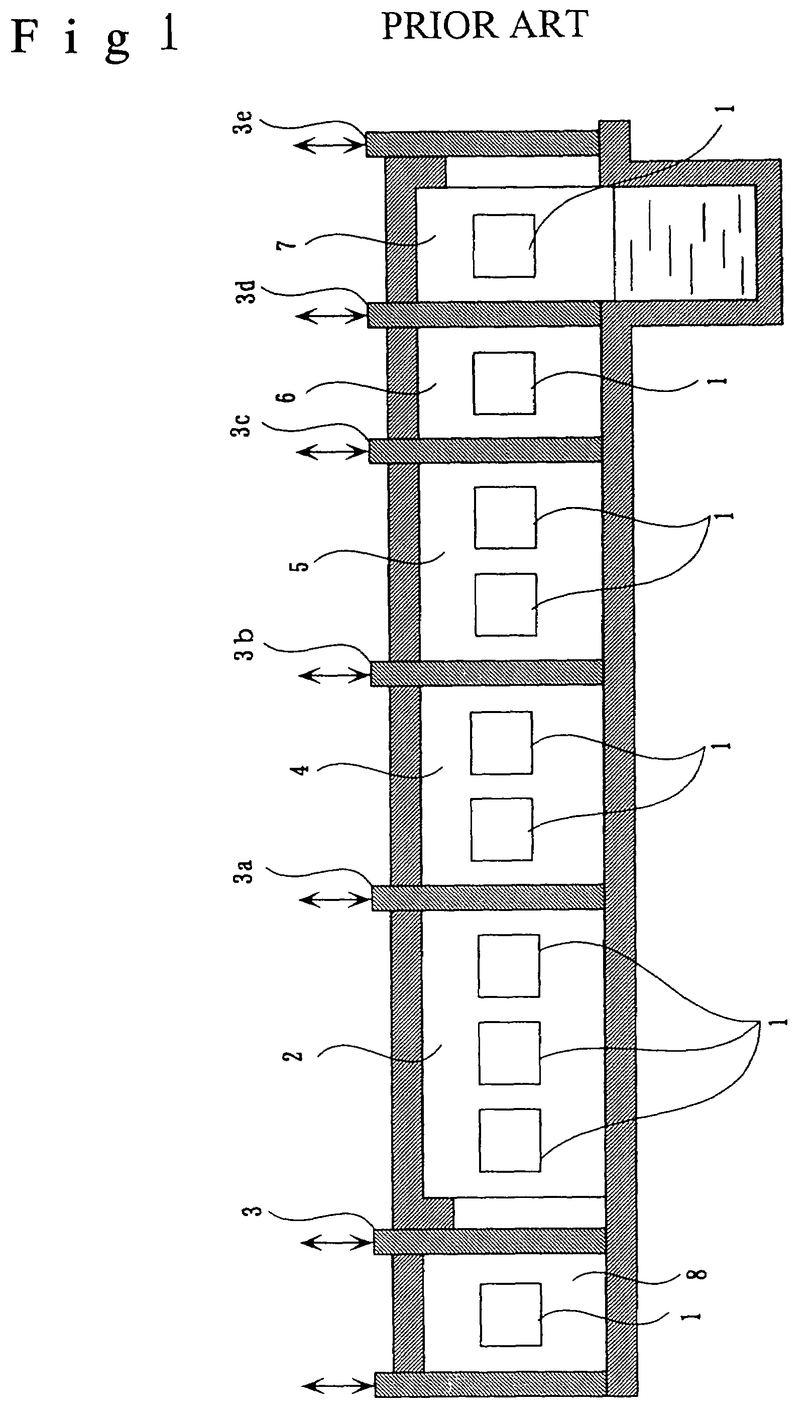 Continuous vacuum carburizing furnace