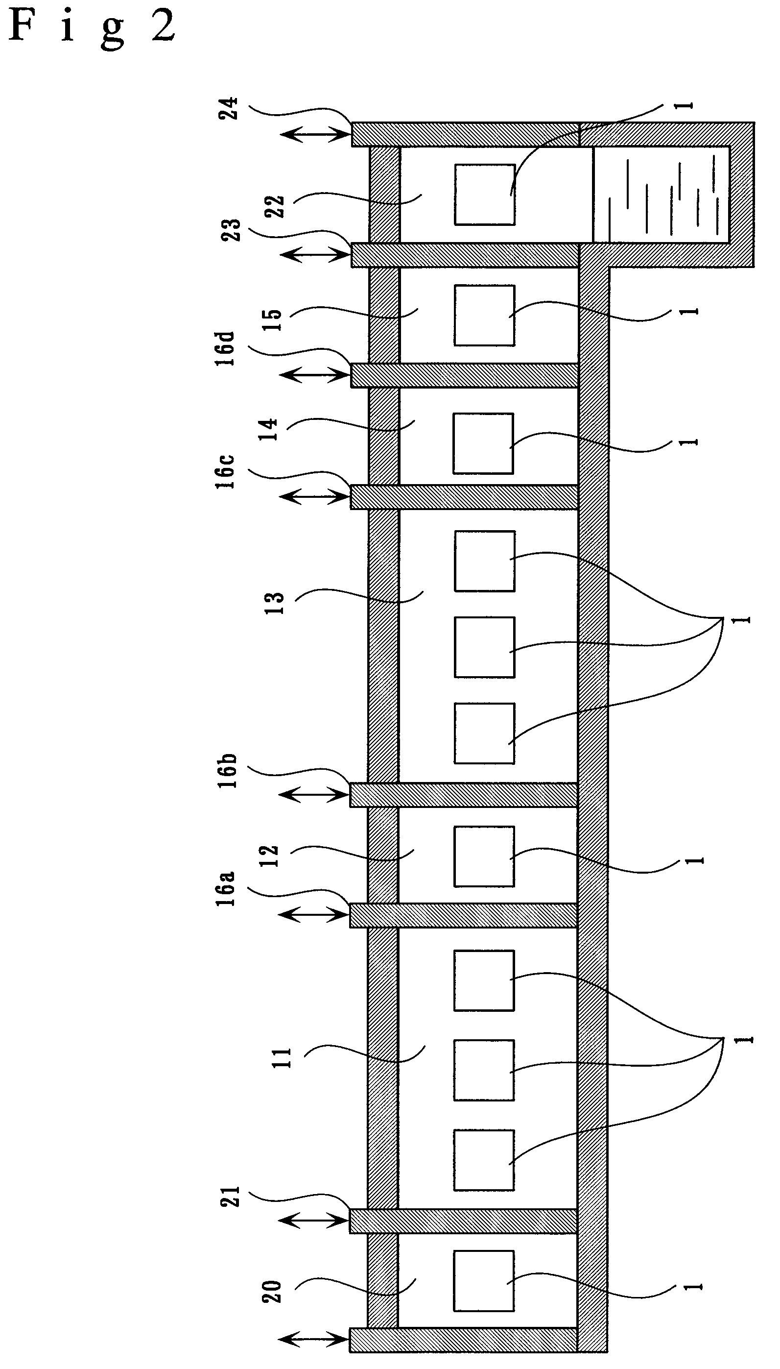 Continuous vacuum carburizing furnace