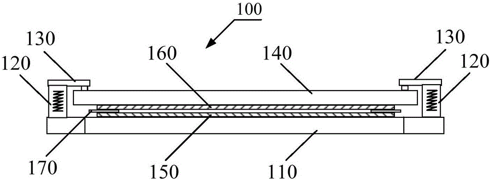 Wafer bonding clamping device, aligning machine, bonding machine and warping substrate adsorption method