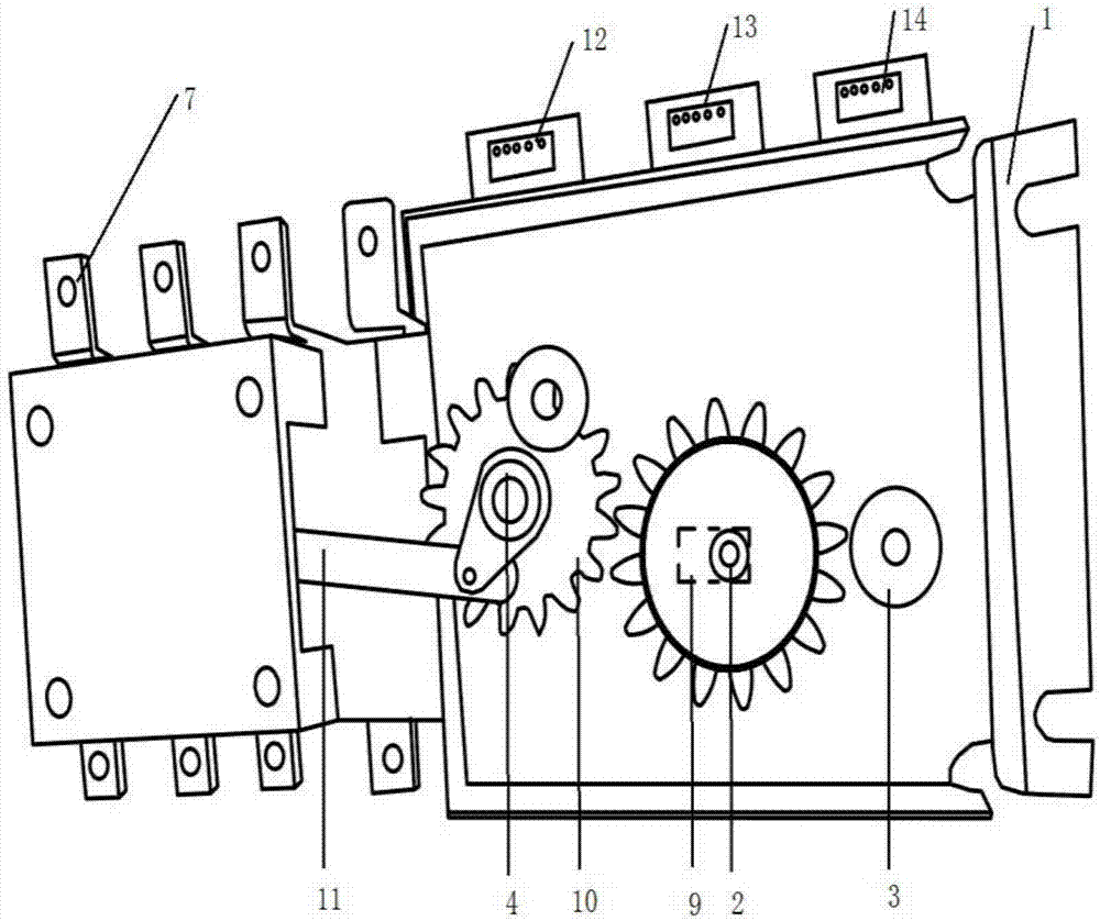 Dual-power automatic change-over switch