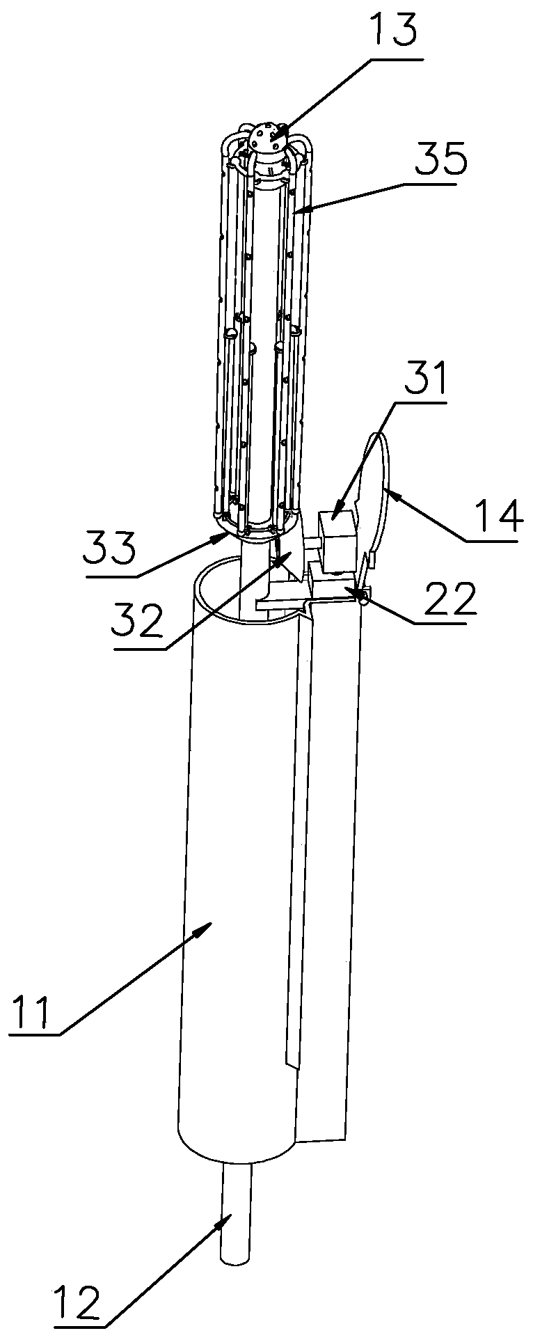 Umbrella type water sprayer