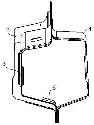 Rear jack reinforcing structure for vehicle body