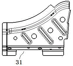 Rear jack reinforcing structure for vehicle body