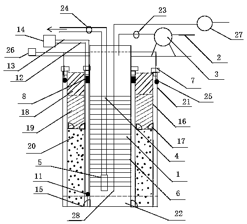 Multiphase extraction well system and installation and cleaning treatment method thereof