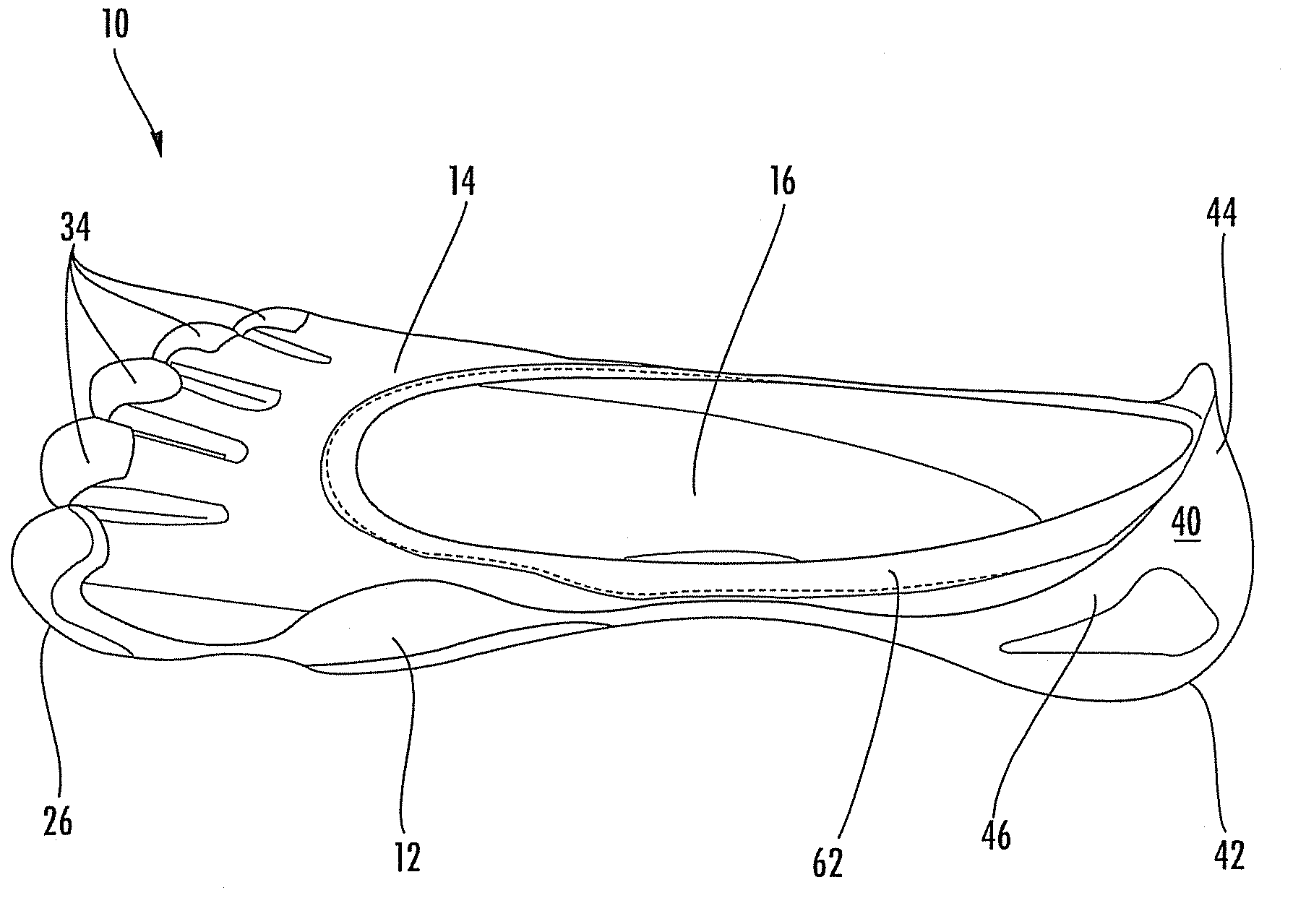 Footwear having independently articuable toe portions