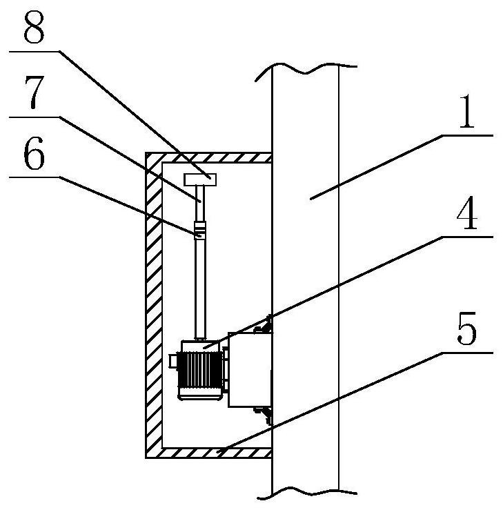 Coal mine underground ventilation regulating device