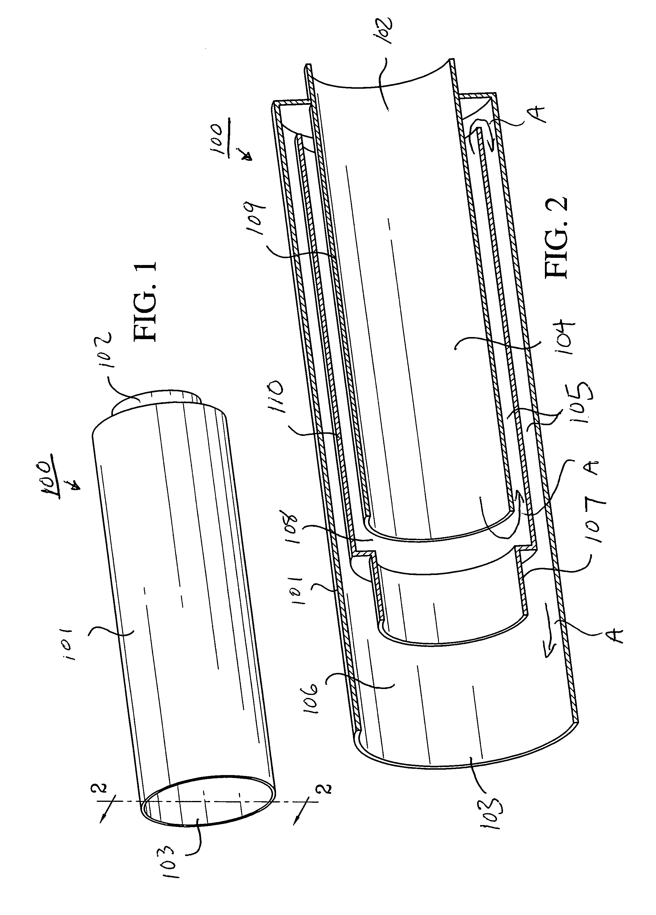 Flow-through sound-cancelling mufflers