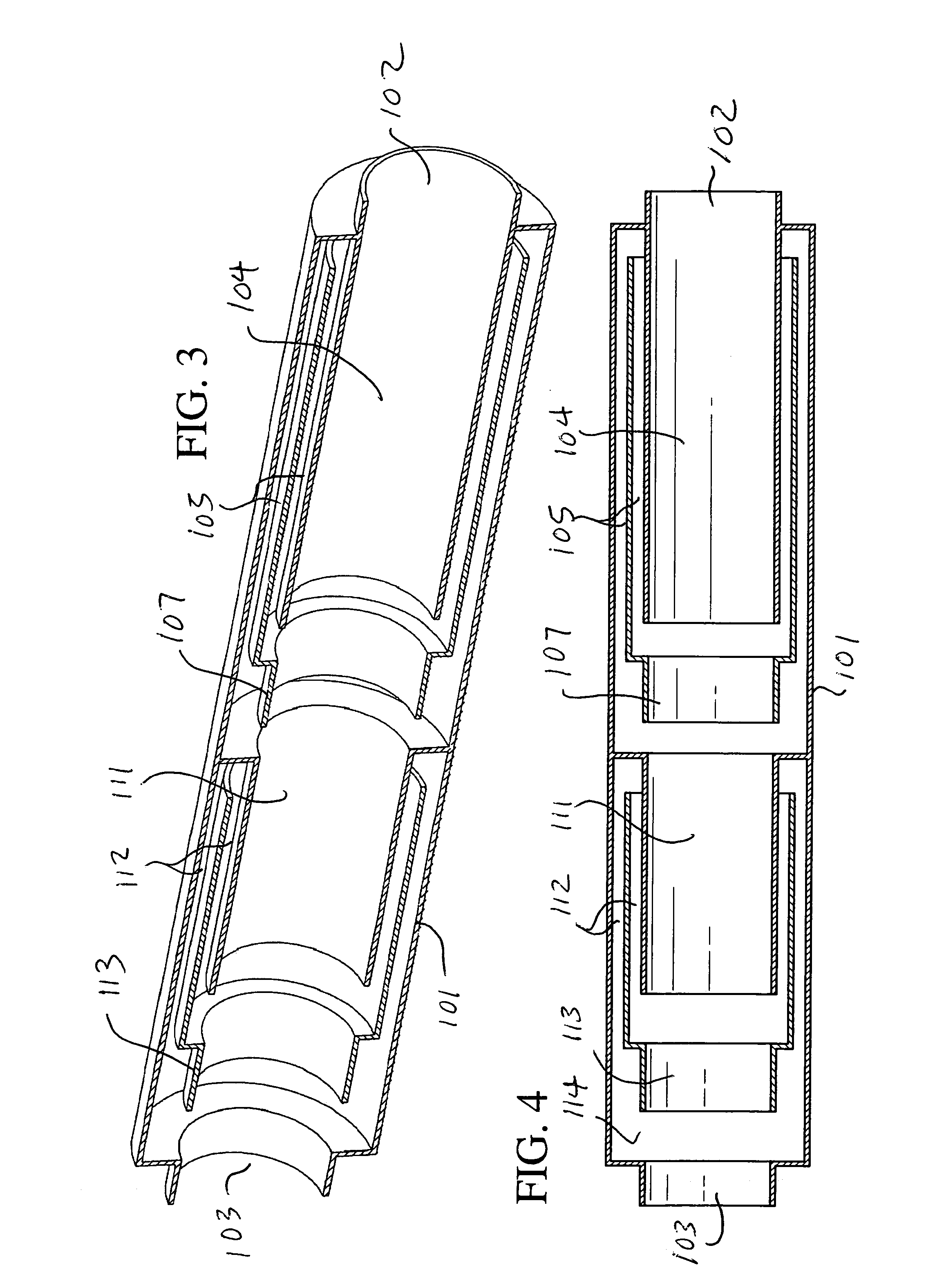 Flow-through sound-cancelling mufflers