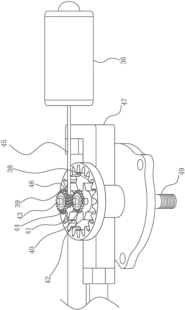 Three-scraper wiper hydraulic swing windscreen wiper with flexible wall supporting