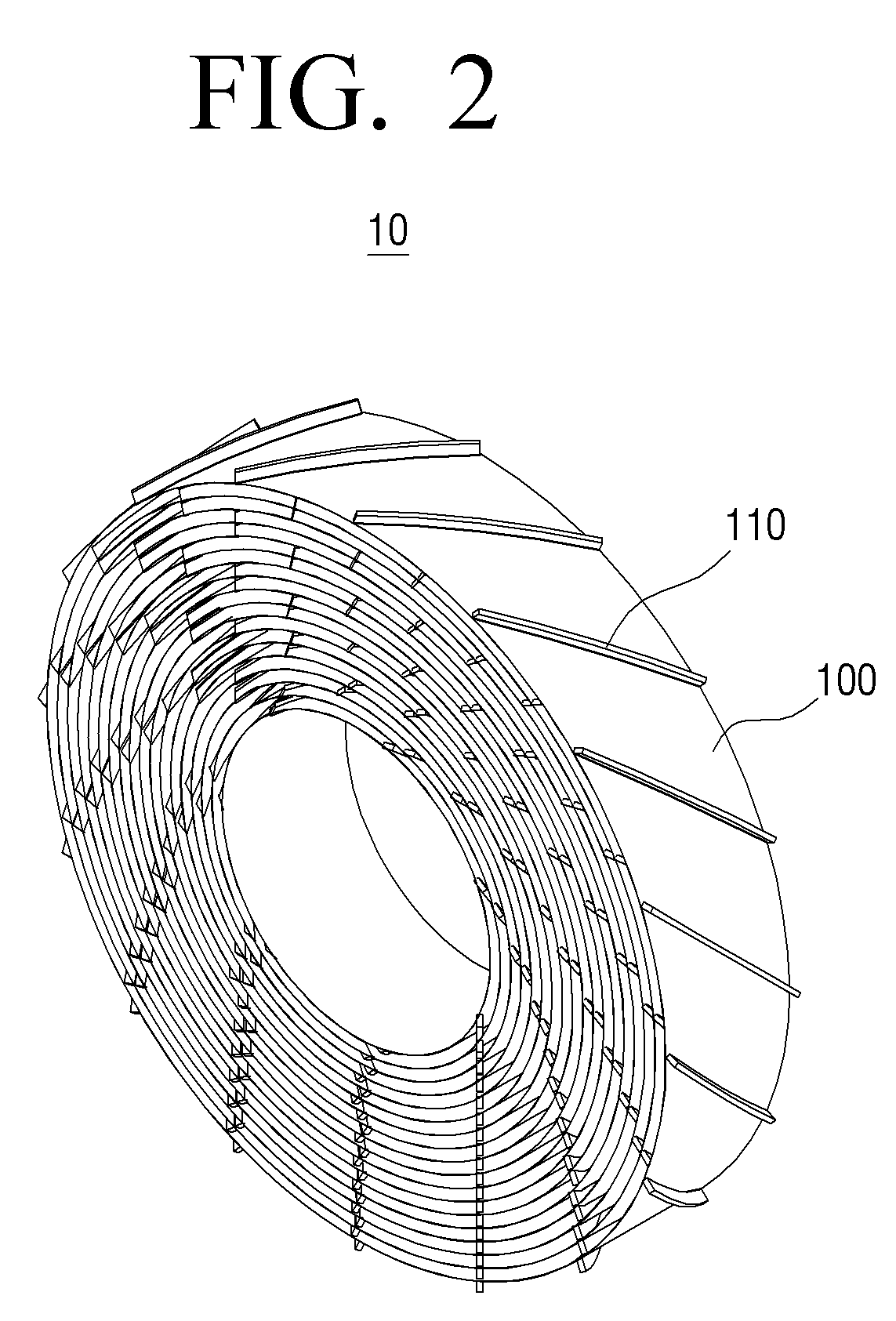 Scroll type electrostatic precipitator and air conditioning apparatus having the same