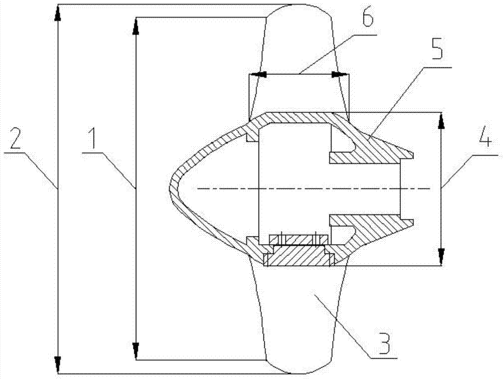 Wear-resistant axial flow pump impeller designing method