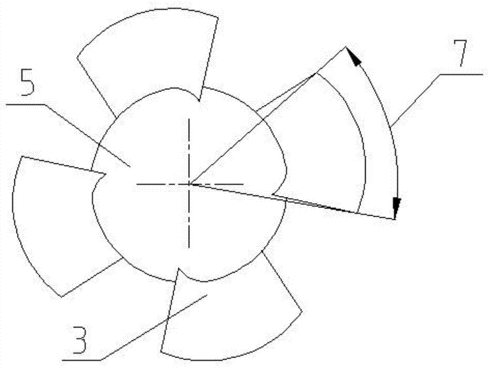 Wear-resistant axial flow pump impeller designing method