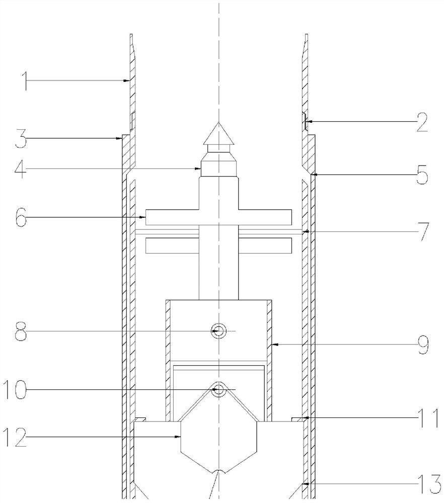 Sealed pressure feed type horizontal directional drilling engineering geological survey continuous coring device