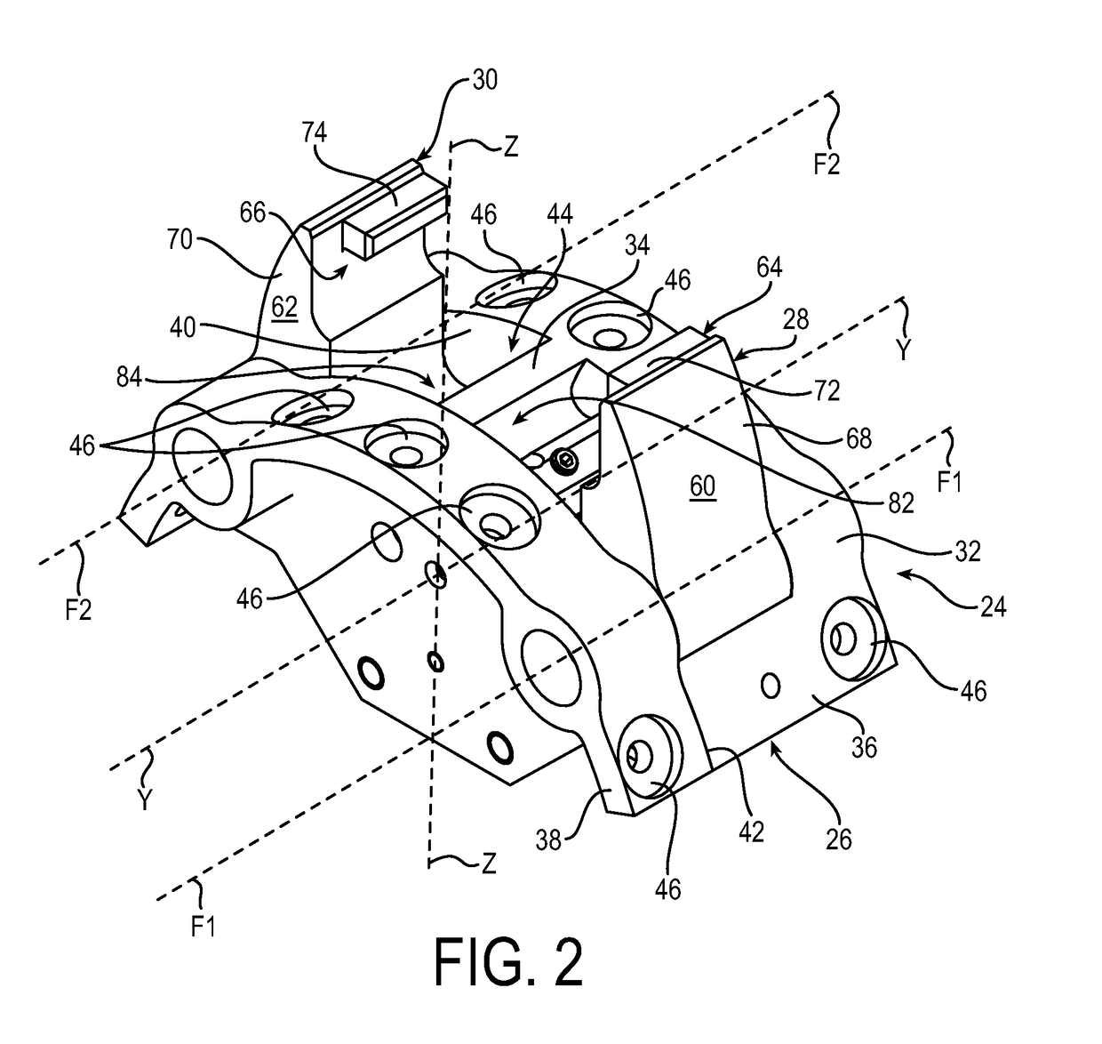 Retracting hooks assembly